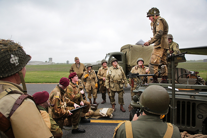 D-Day Dakotas and WWII Re-enactors : Richard Moore : Photographer : Photojournalist